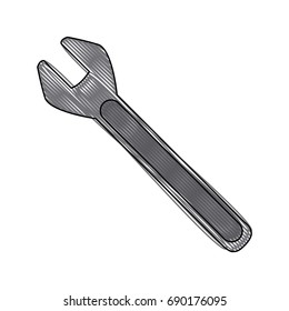 wrench spanner repair tool mechanic or engineer instrument