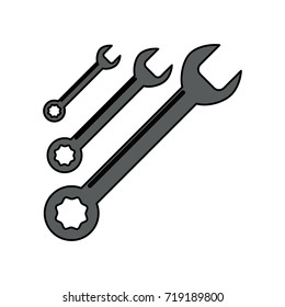 wrench spanners icon image 