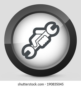 Wrench symbol icon