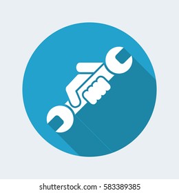 Wrench symbol icon