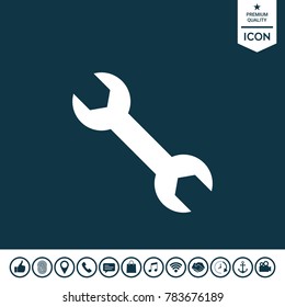 Wrench symbol icon