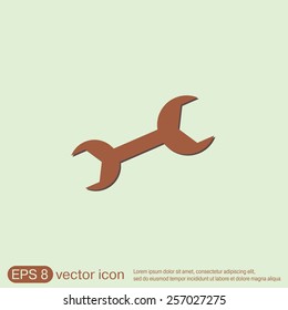 wrench, symbol settings.  