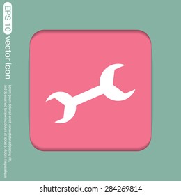 wrench, symbol settings.  