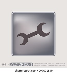 wrench, symbol settings.  
