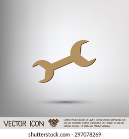 wrench, symbol settings.  