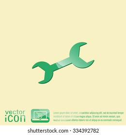 wrench, symbol settings.  