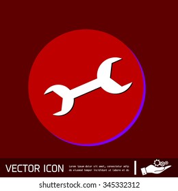 wrench, symbol settings.  