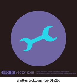 wrench, symbol settings.  