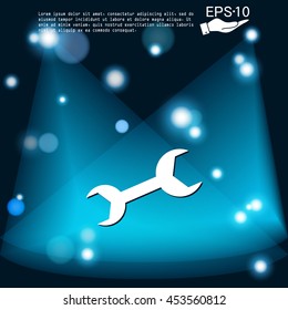 wrench, symbol settings.  
