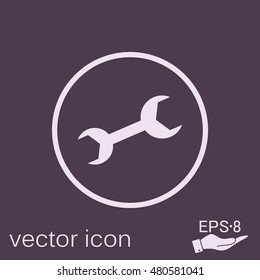 wrench, symbol settings.  