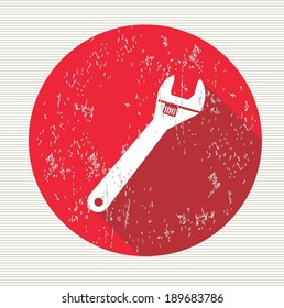 Wrench symbol,vector