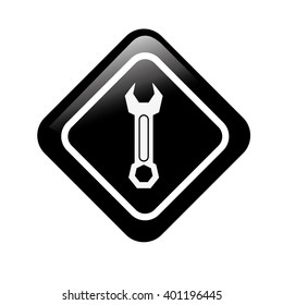 wrench tool design, vector illustration