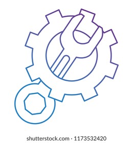 wrench tool with gear