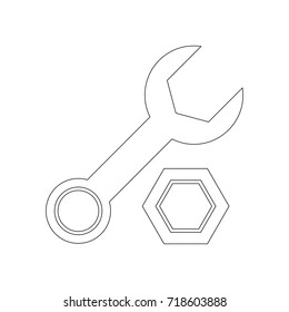 wrench tool icon
