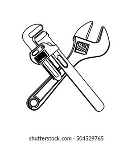 wrench tool icon image 