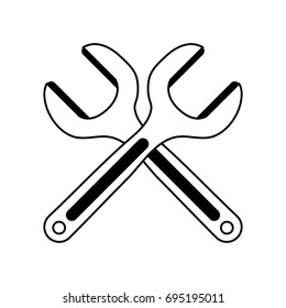 wrench tool icon image 