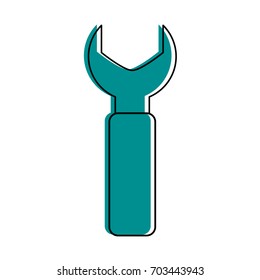 wrench tool icon image 