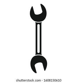 Wrench tool icon. Simple illustration of wrench tool vector icon for web design isolated on white background
