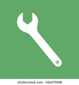 Wrench tool icon vector illustration