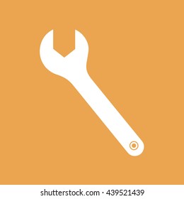 Wrench tool icon vector illustration