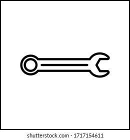 wrench tool icon vector illustration,construction icon