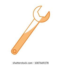 Wrench tool isolated