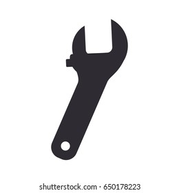 Wrench tool isolated