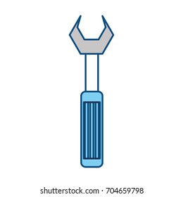 Wrench tool isolated