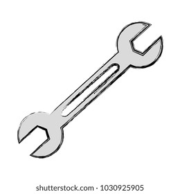 wrench tool isolated icon