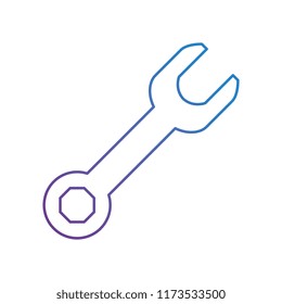 wrench tool isolated icon