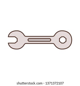 wrench tool isolated icon