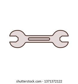 wrench tool isolated icon