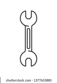 wrench tool isolated icon