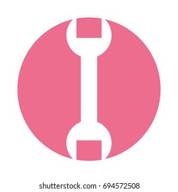 wrench tool isolated icon
