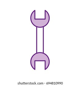wrench tool isolated icon