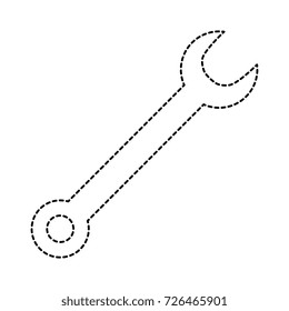 wrench tool isolated icon