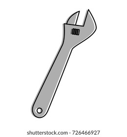wrench tool isolated icon