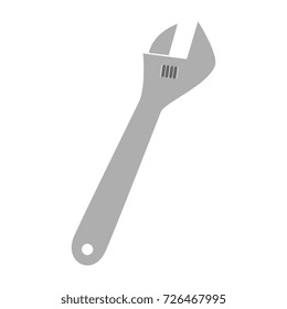 wrench tool isolated icon