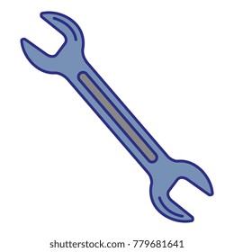 wrench tool isolated icon