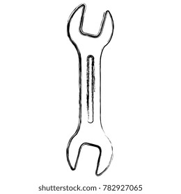 wrench tool isolated icon