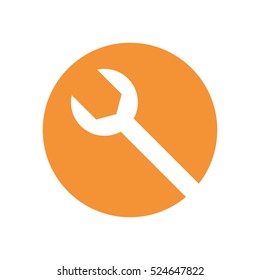 wrench tool isolated icon vector illustration design