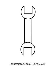 wrench tool isolated icon vector illustration design