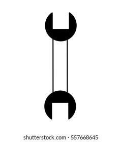 wrench tool isolated icon vector illustration design