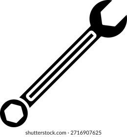 Wrench Tool Isolated on White Background