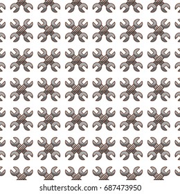 wrench tool pattern background