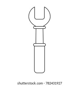 Wrench tool symbol