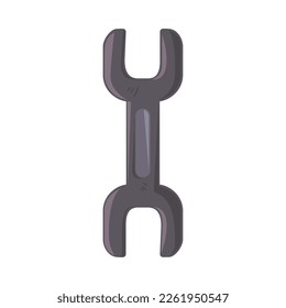 wrench tool technical service icon isolated
