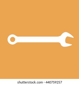 Wrench tool vector icon