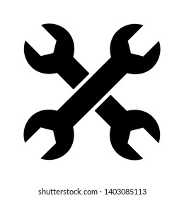 wrench - tools icon vector design template