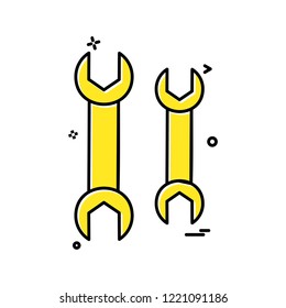 wrench tools vector 